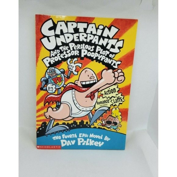 Captain Underpants and the Perilous Plot of Professor Poopypants Book - Picture 1 of 8